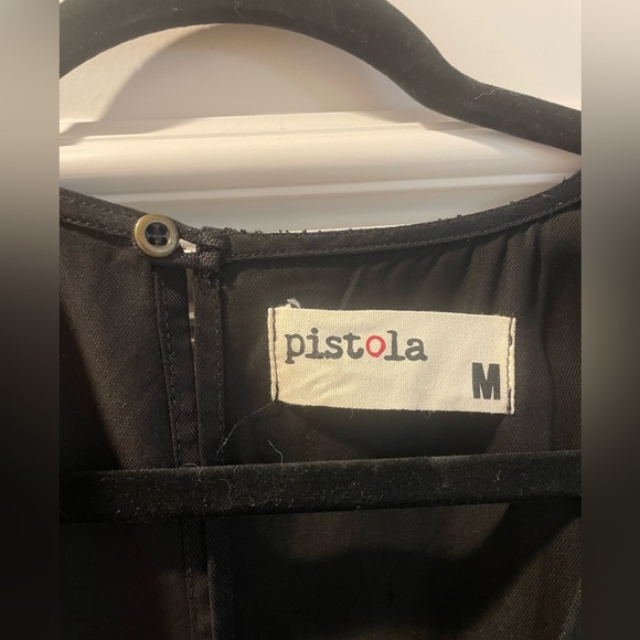 Pistols black romper with adjustable waist and shorts - Picture 3 of 3